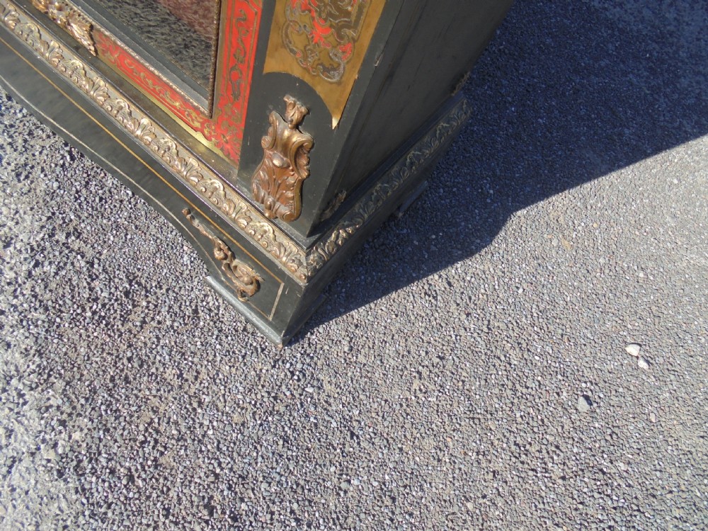 19th century French boulle cabinet View V