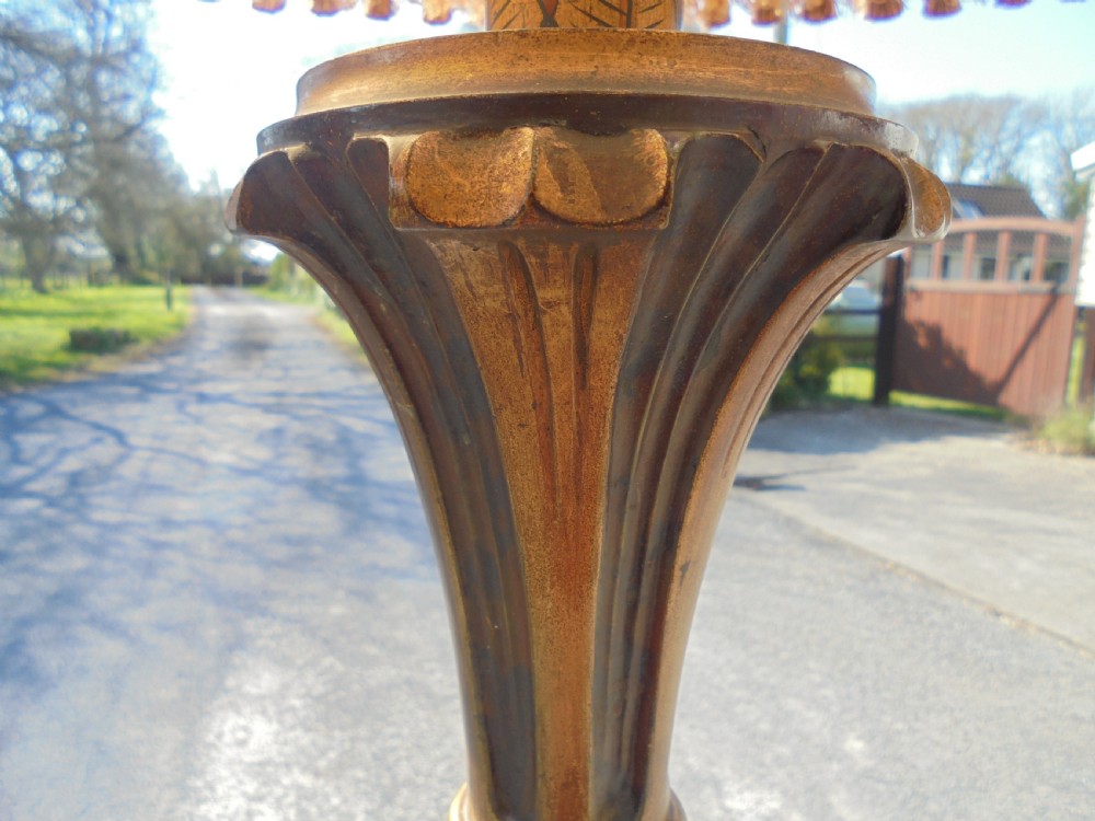 Chisoinnerie standard lamp and shade. View V