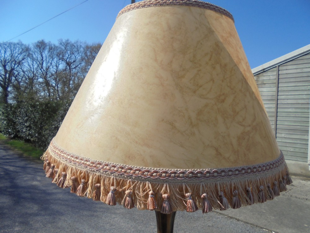 Chisoinnerie standard lamp and shade. View VI