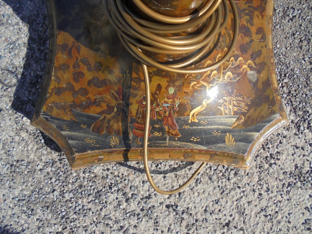 Chisoinnerie standard lamp and shade. View VIII