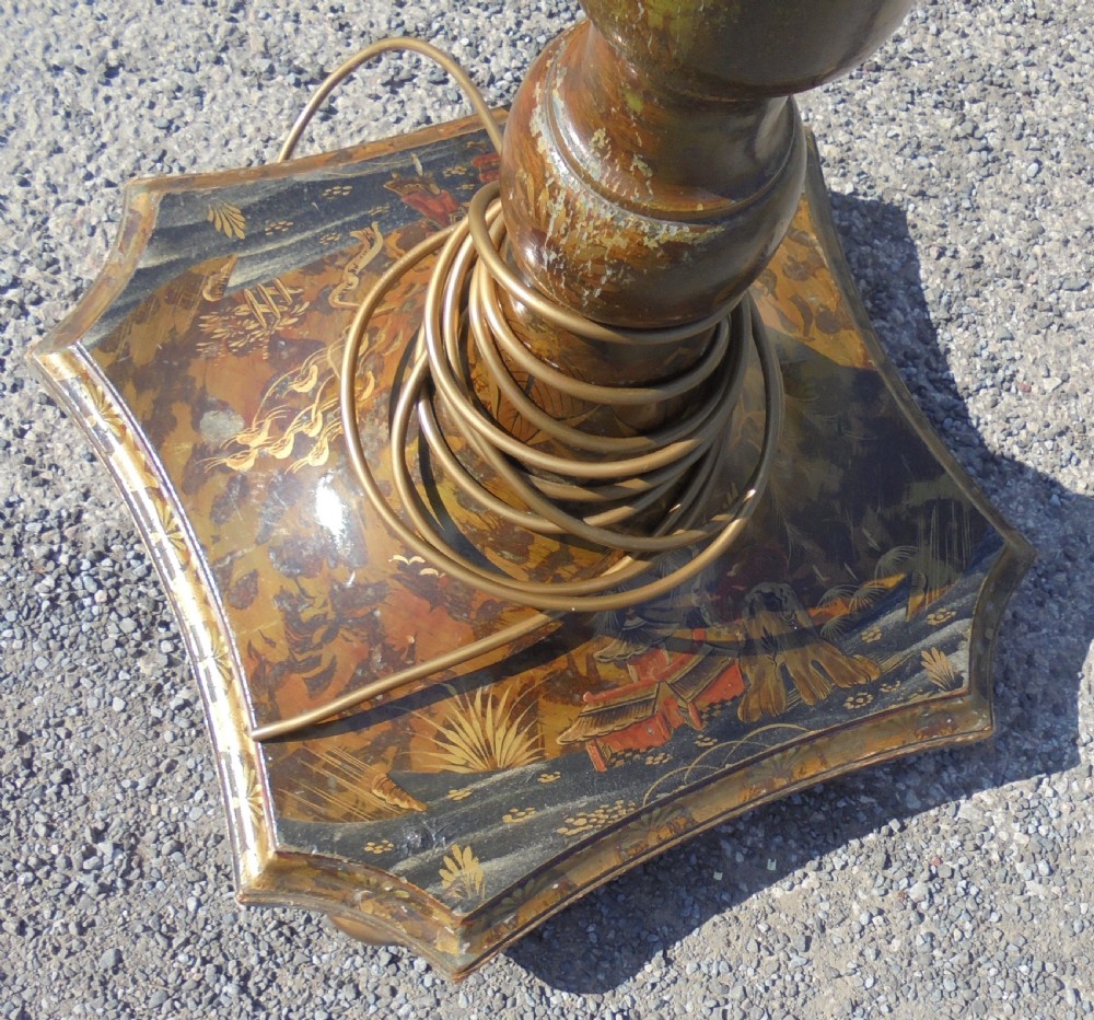 Chisoinnerie standard lamp and shade. View IX