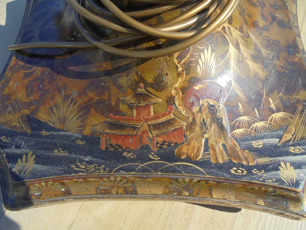 Chisoinnerie standard lamp and shade. View XII