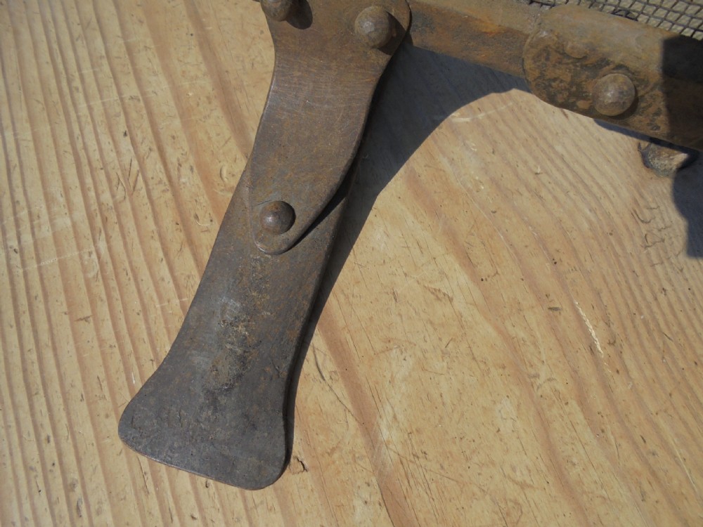 Arts and Crafts iron fire guard View VI