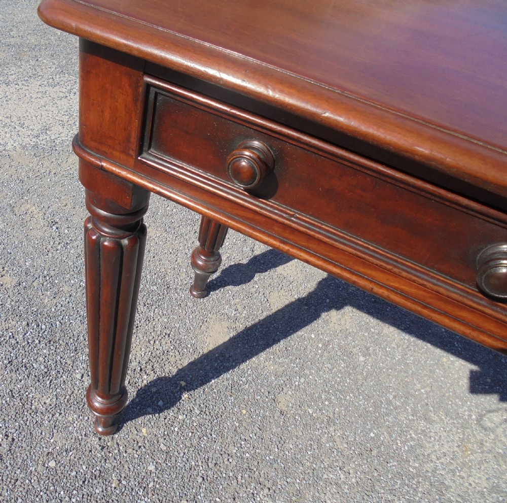 Mahogany two drawer writing desk  View IV