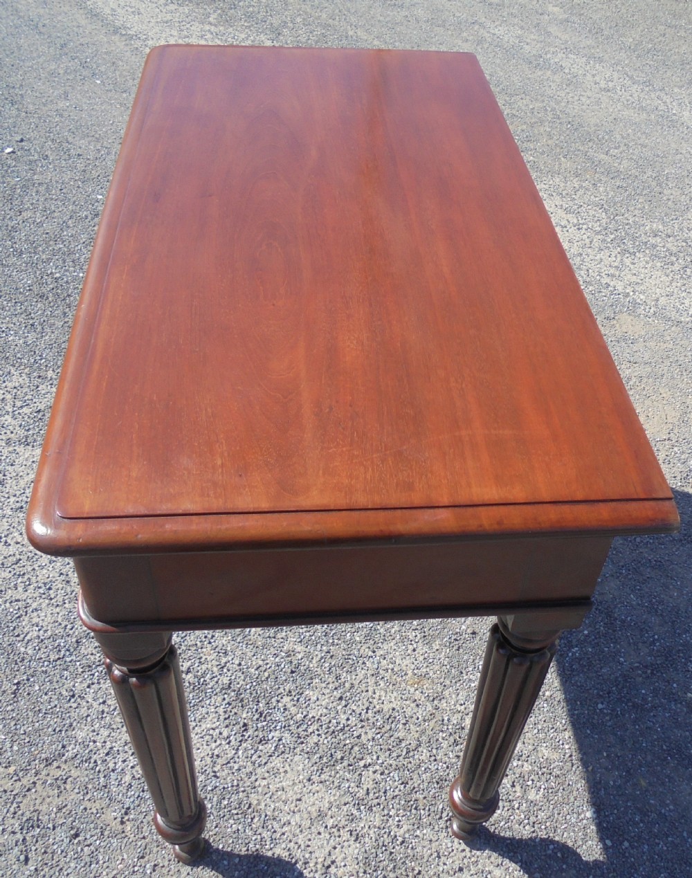Mahogany two drawer writing desk  View VI