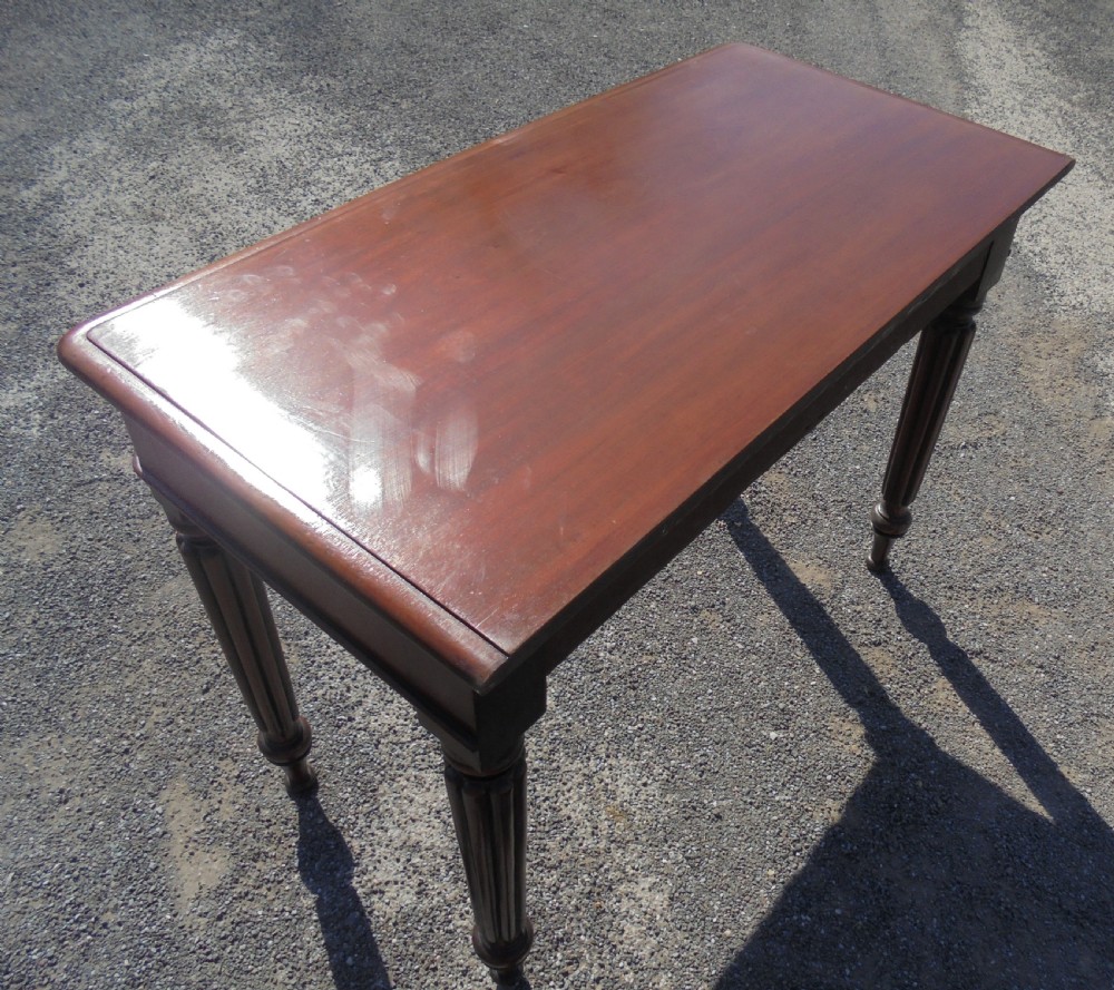 Mahogany two drawer writing desk  View VII