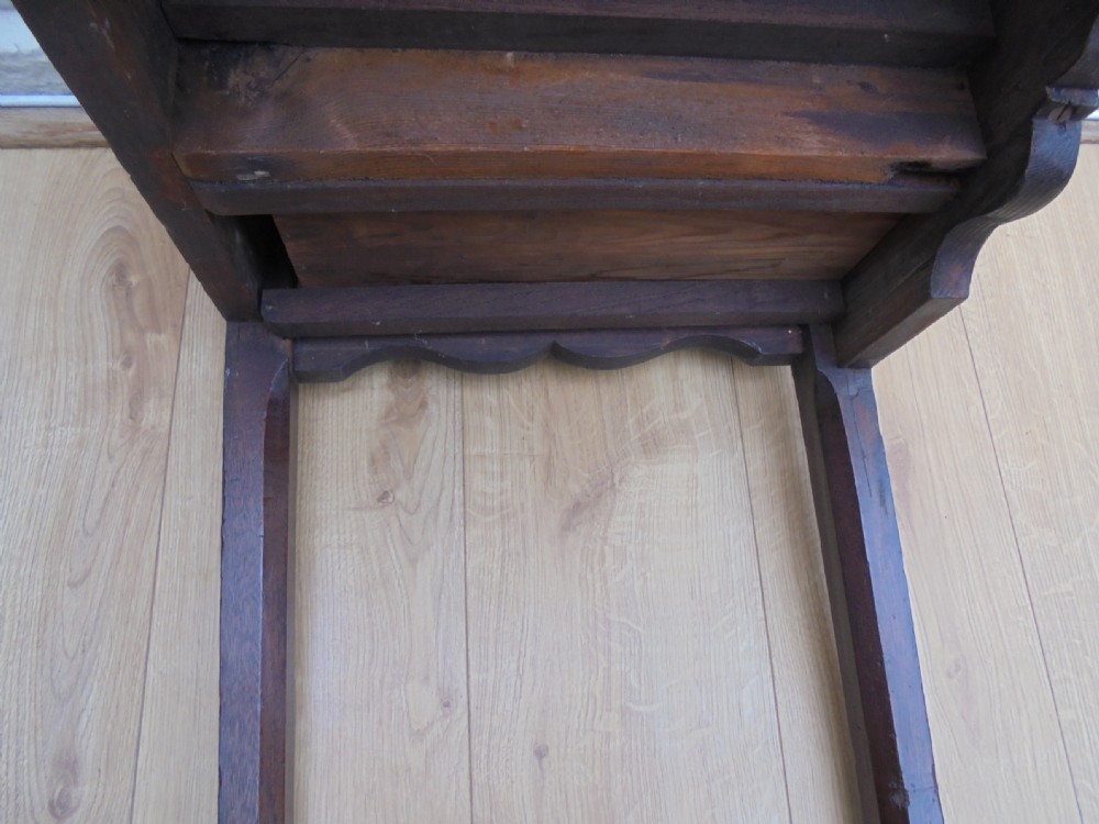 18th century mahogany lamp table  View II