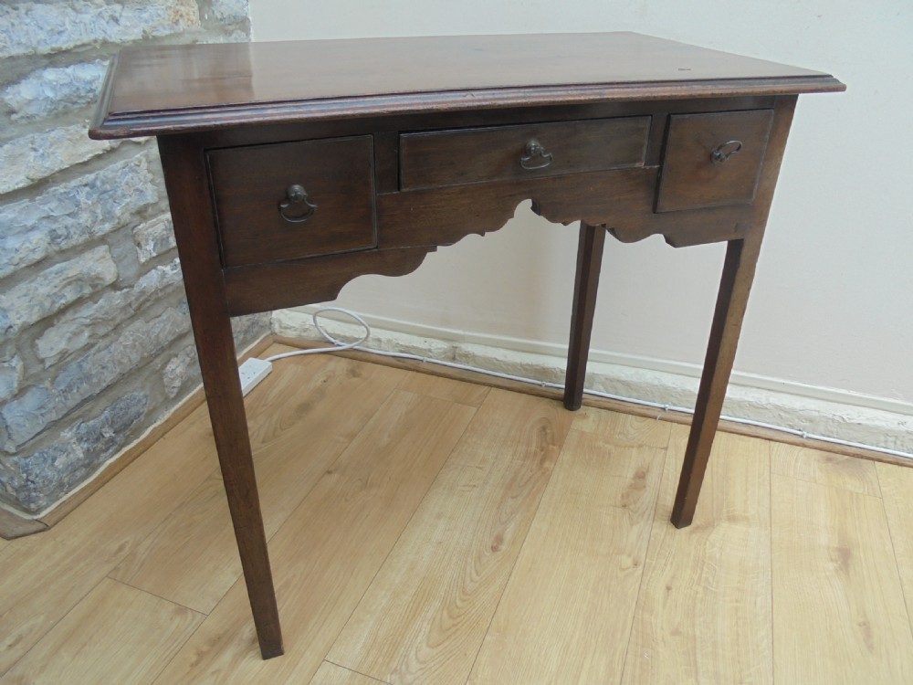 18th century mahogany lamp table  View IV