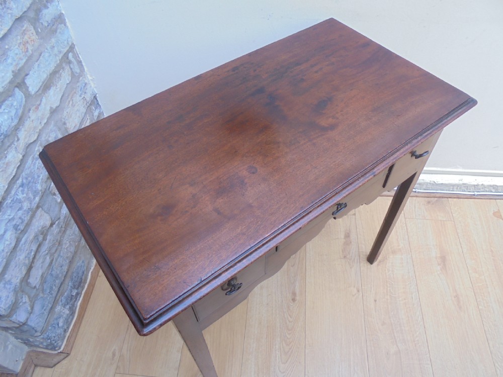 18th century mahogany lamp table  View V