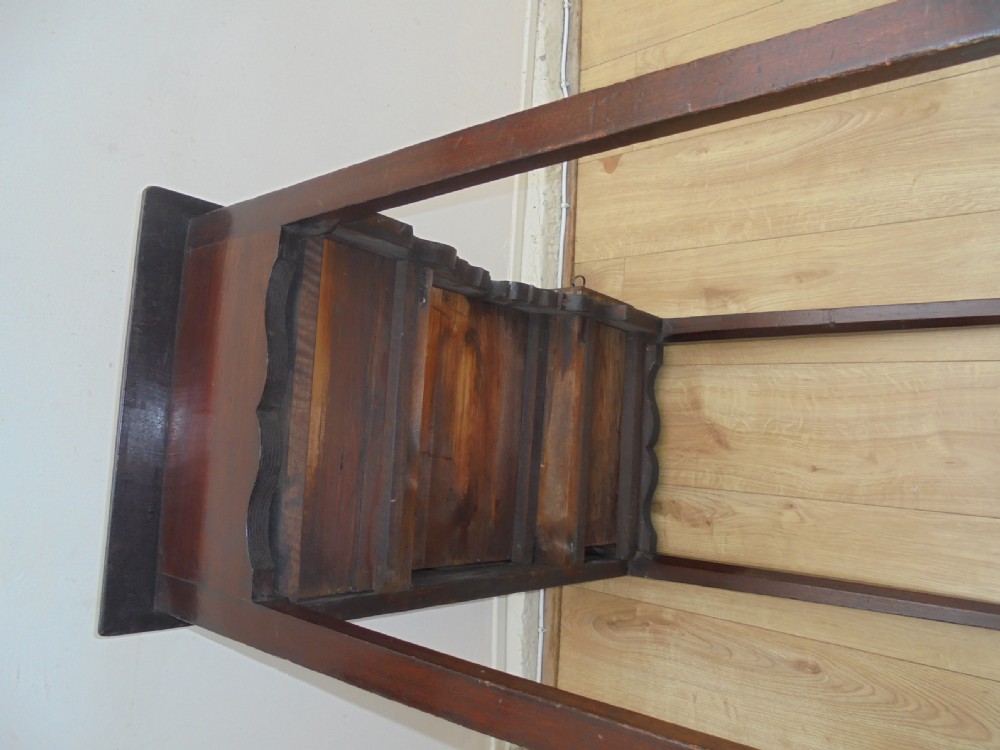 18th century mahogany lamp table  View X