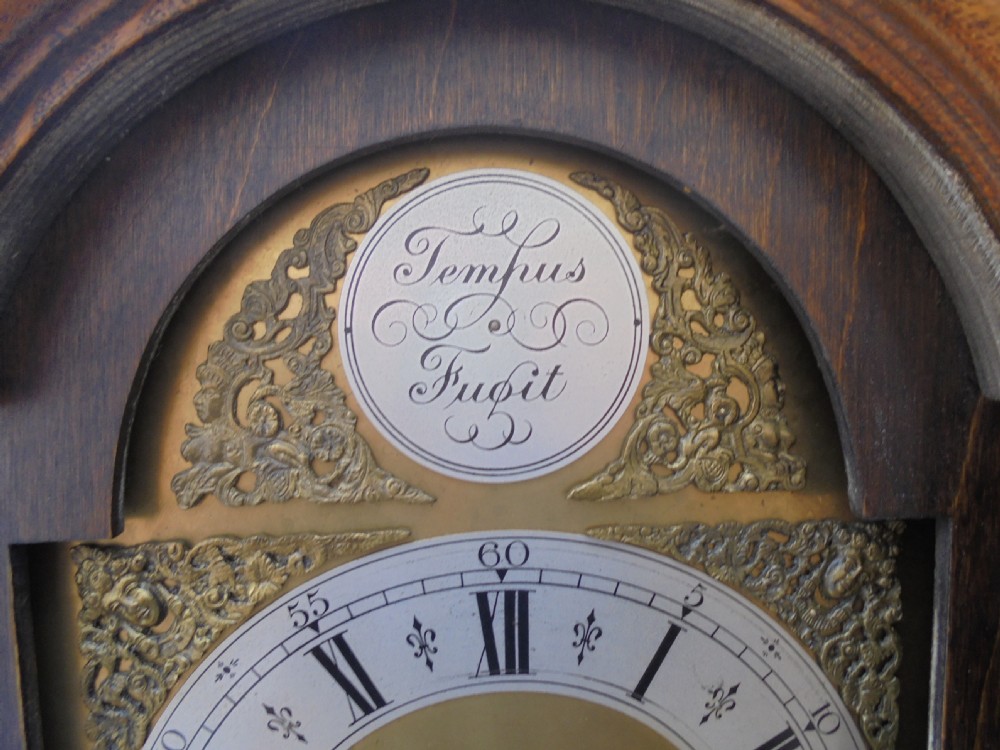 Oak Grandmother clock .  View II