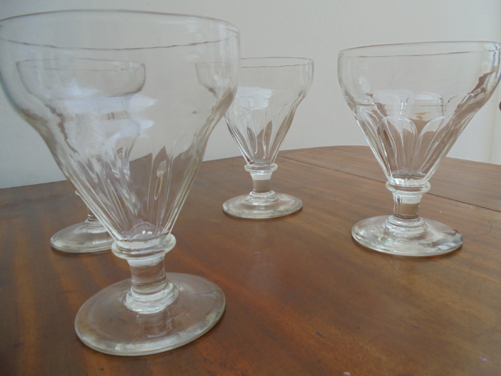 Four 19th century near matching rummers  View II