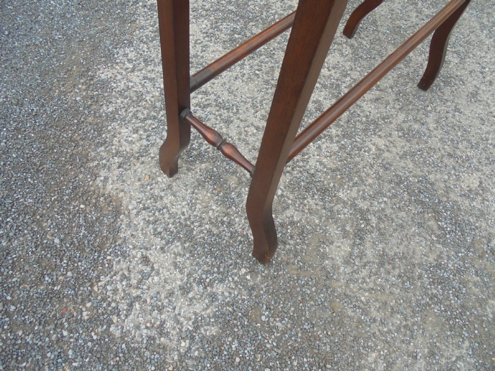 Victorian mahogany towel rail clothes airer View IV
