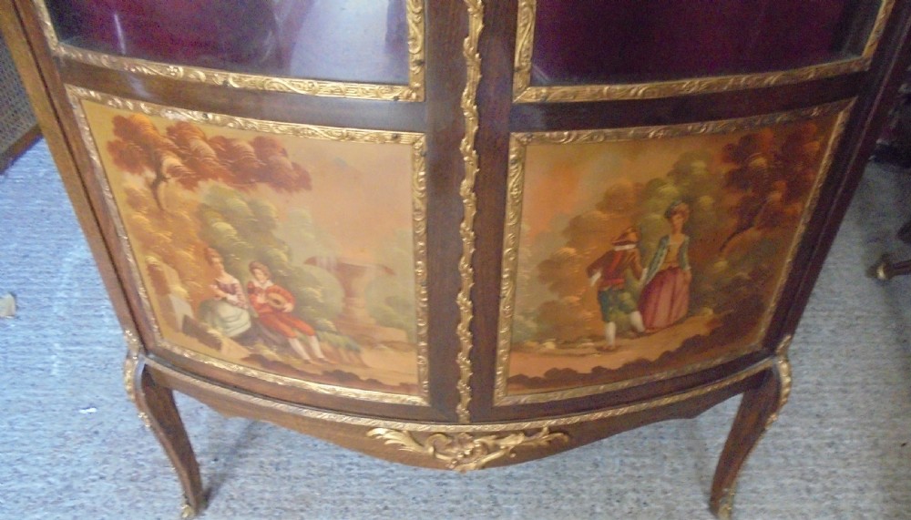 French Vernis Martin ormolu mounted display cabinet View VIII