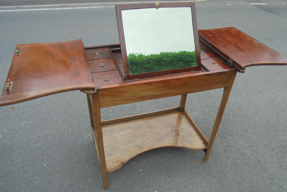 Faded mahogany Regency Ladies dressing table View III