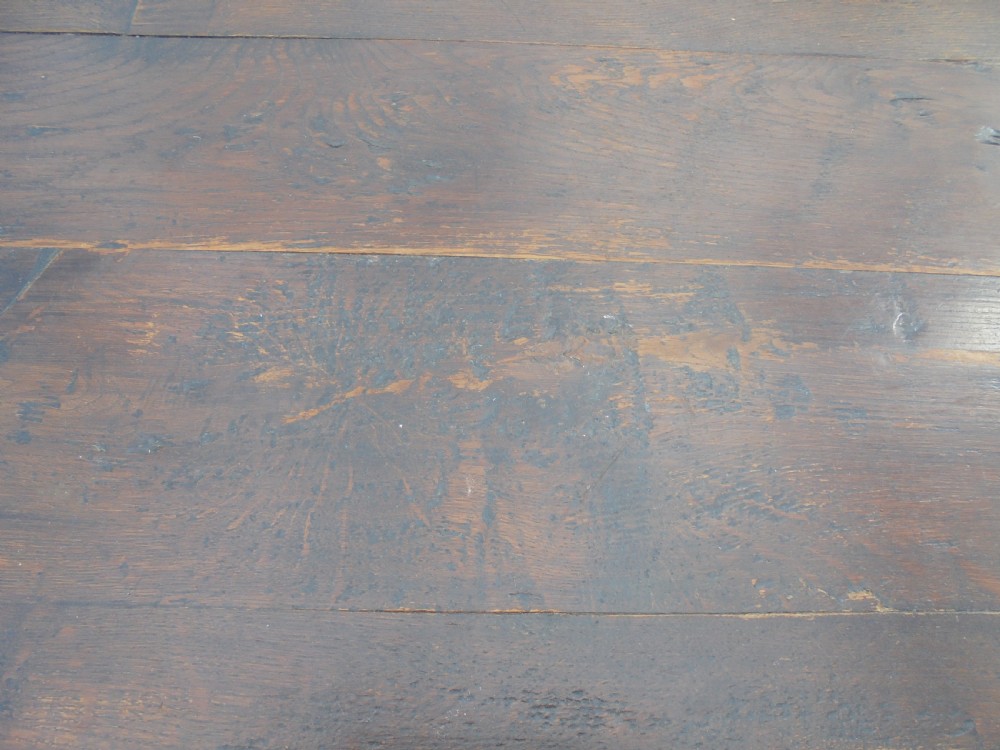 19th century oak refectory farmhouse  kitchen dining table seats eight View IV