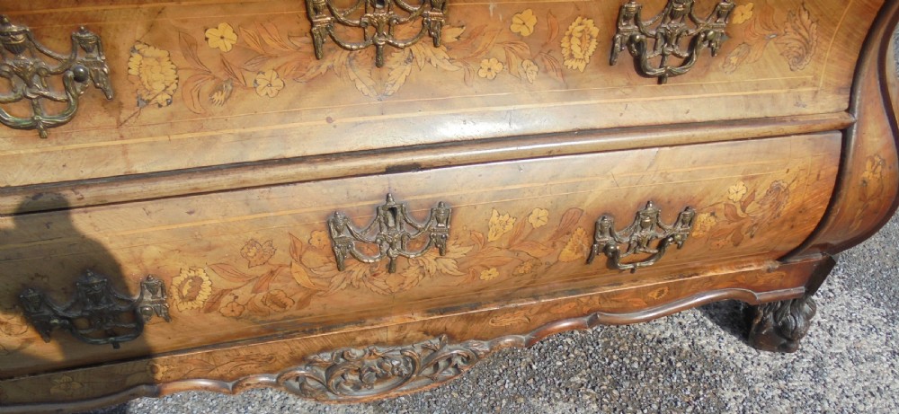 18th Century Dutch marquetry  bureau View II