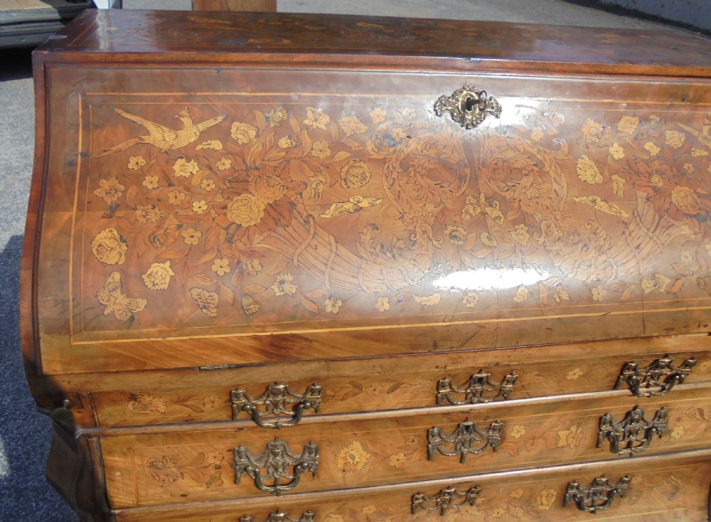 18th Century Dutch marquetry  bureau View IV