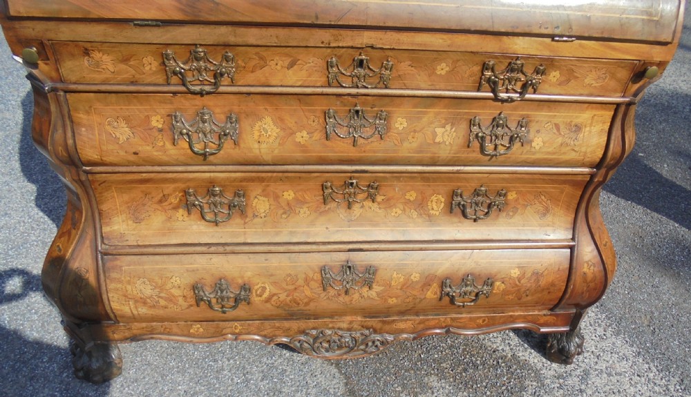 18th Century Dutch marquetry  bureau View VI