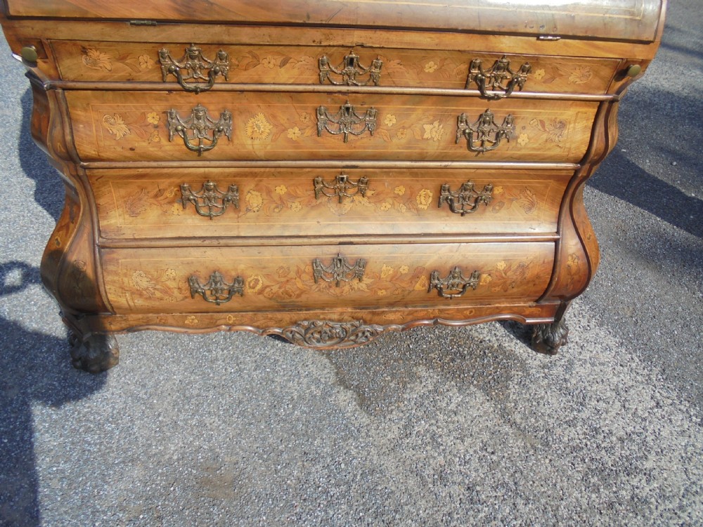 18th Century Dutch marquetry  bureau View VII