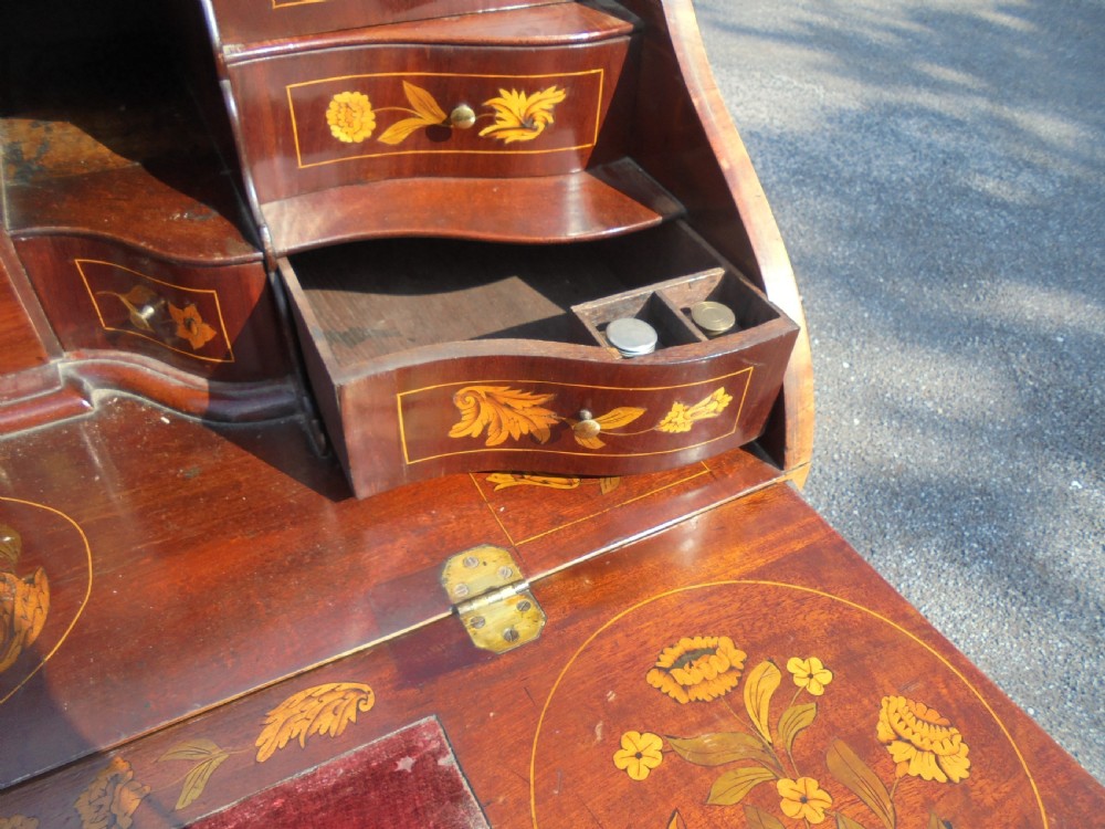 18th Century Dutch marquetry  bureau View XII