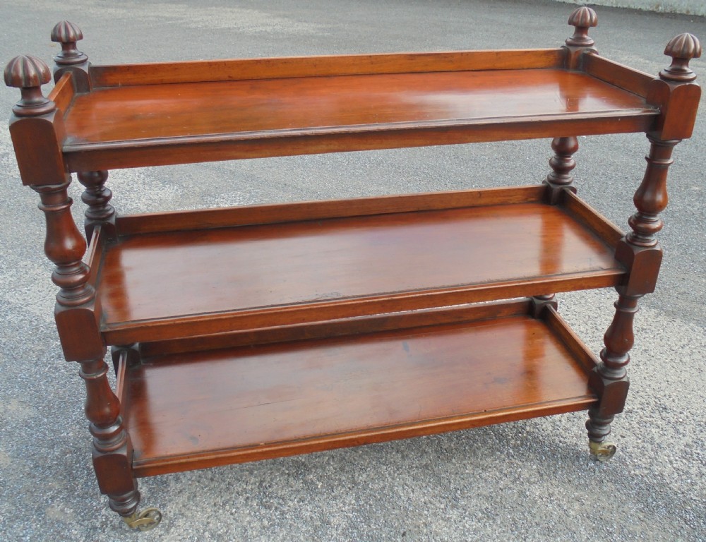 Victorian three tier dumb waiter