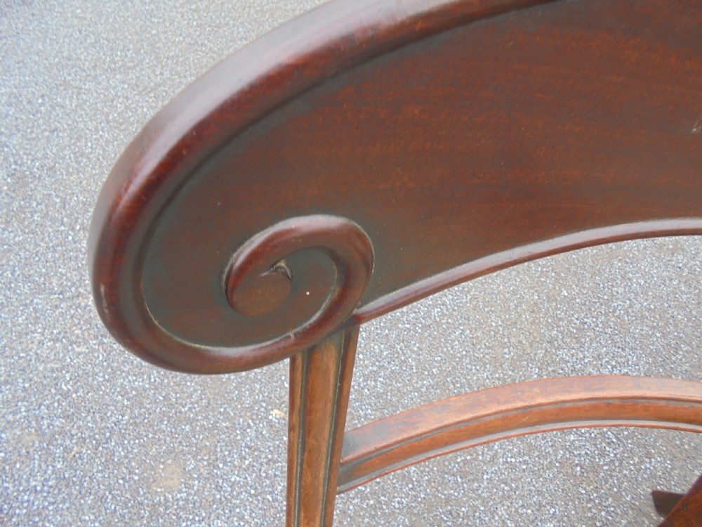 Set of eight Regency  sabre leg dining chairs View VIII