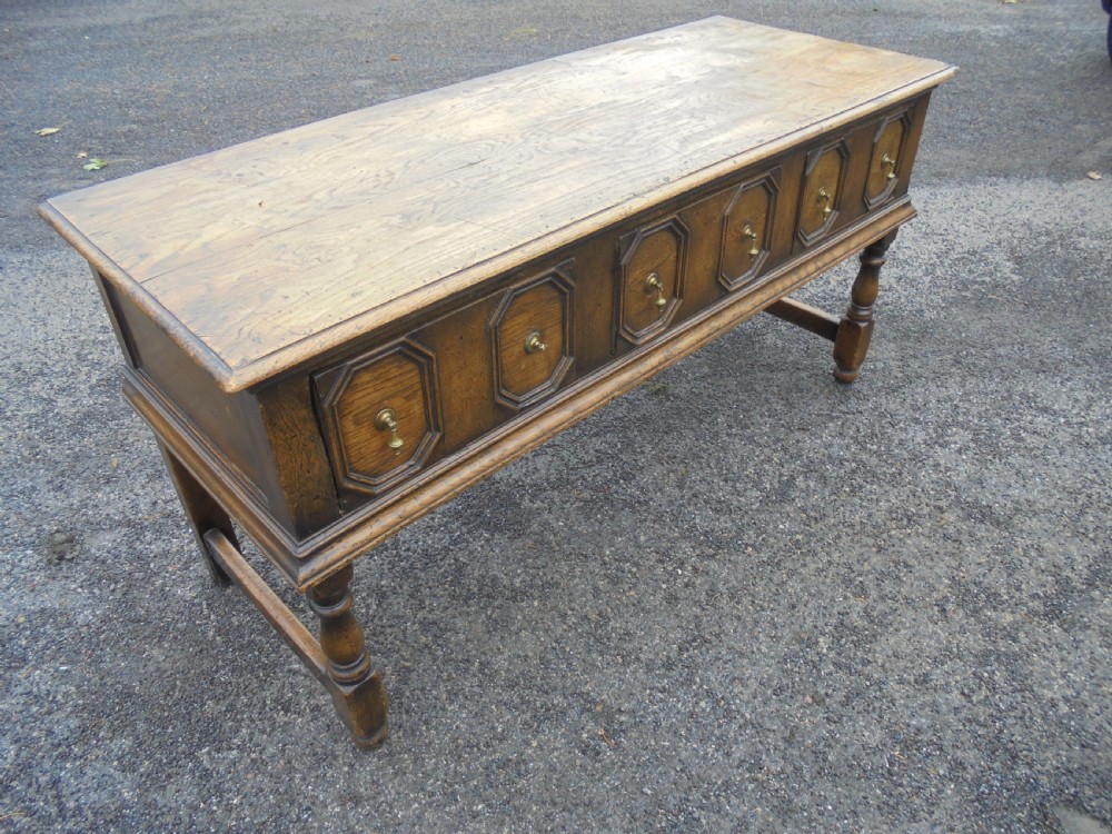 Victorian Jacobean style dresser base View III