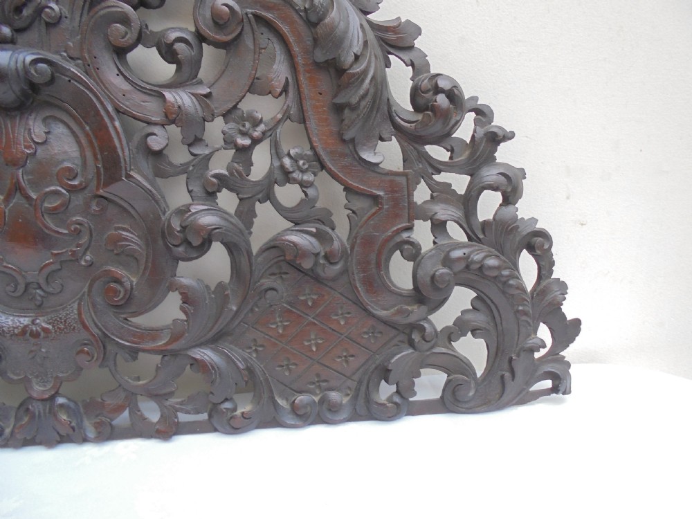18th century carved walnut wall hanging View VII