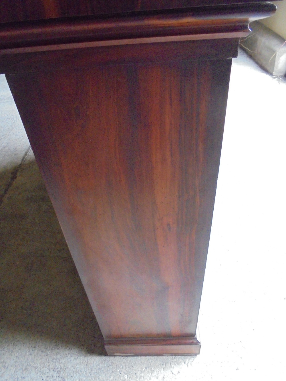 Regency Coromandel break front open bookshelves View V