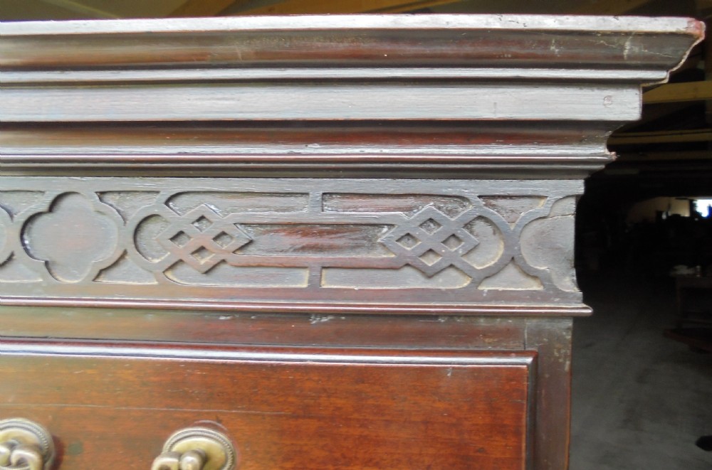 Chippendale style mahogany chest of seven drawers View III