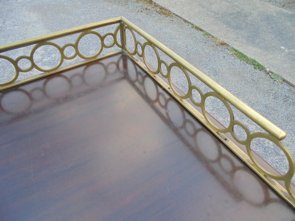 MAPLES Chippendale style sideboard with ornate gallery View III