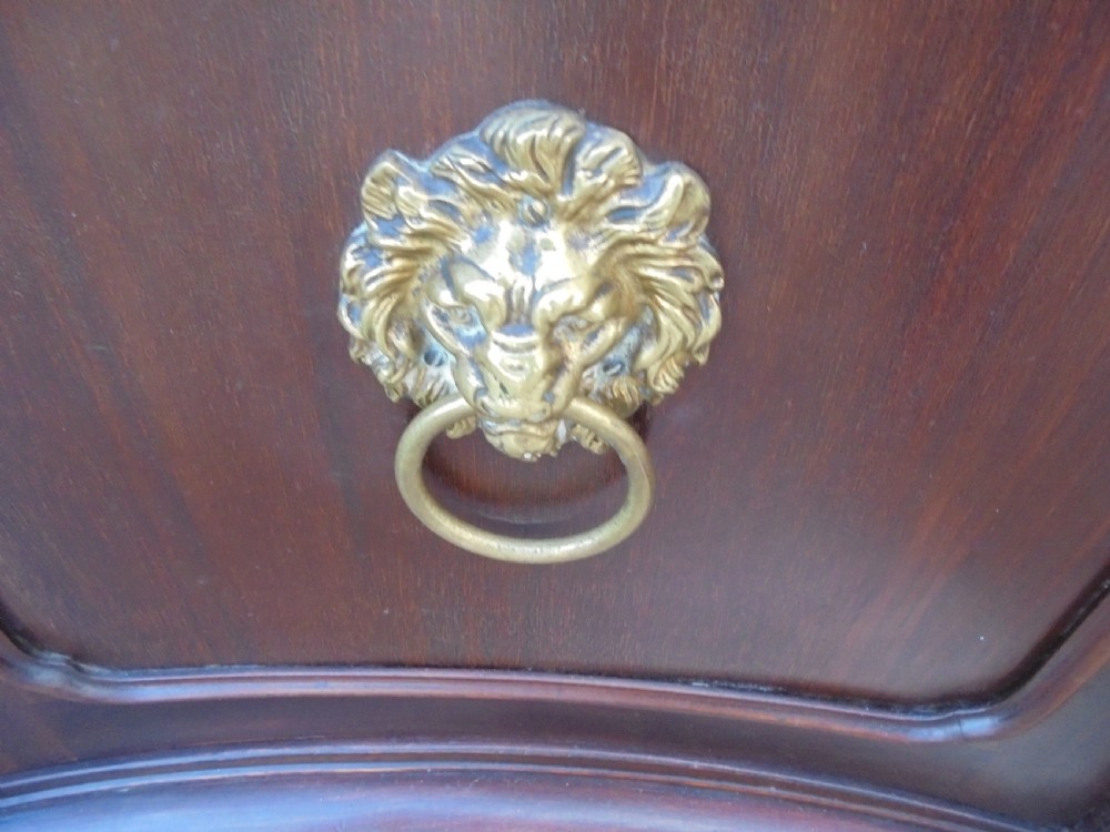 MAPLES Chippendale style sideboard with ornate gallery View VIII