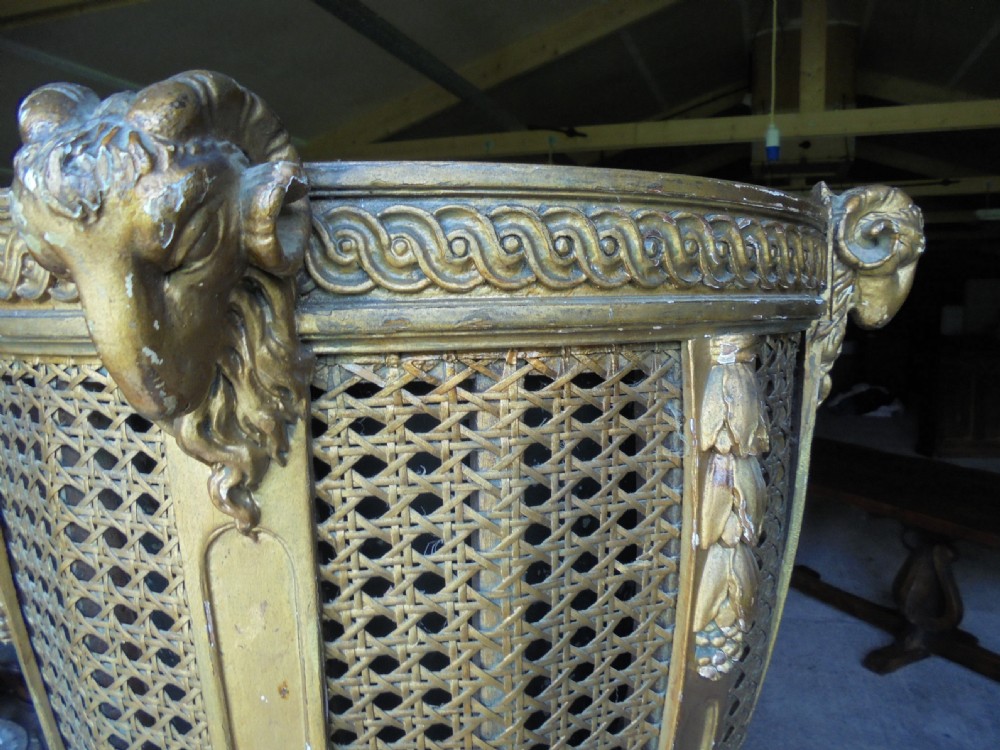 Late Regency gilded planter on stand View V