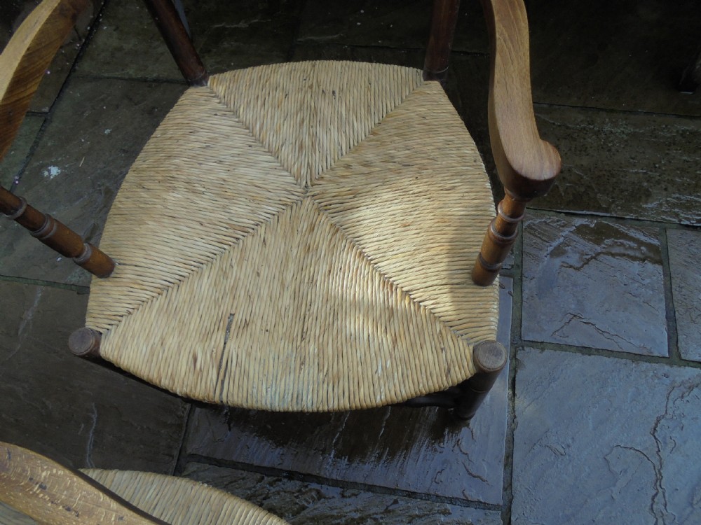 Pair 19th century French carver chairs View IV