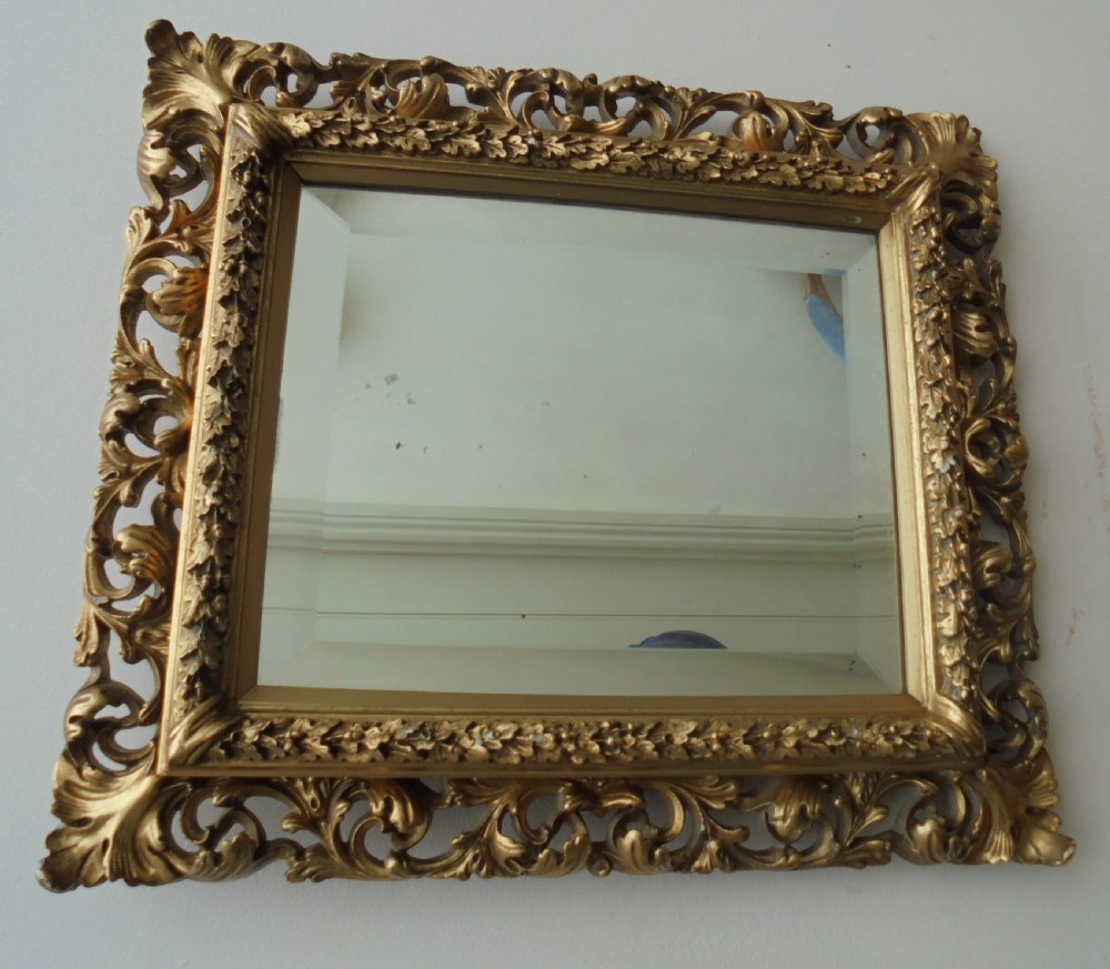 Italian bevelled glass wall mirrror