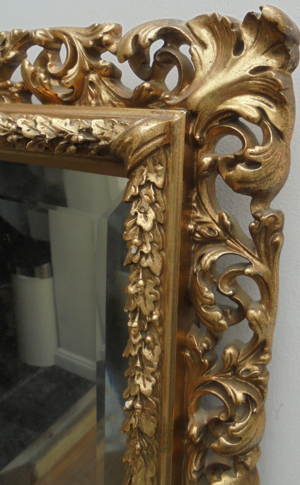 Italian bevelled glass wall mirrror View V