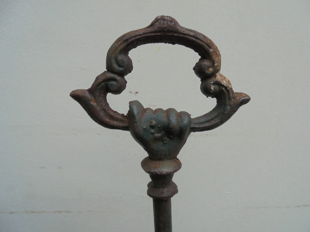 Painted Victorian Cockerel door stop View V