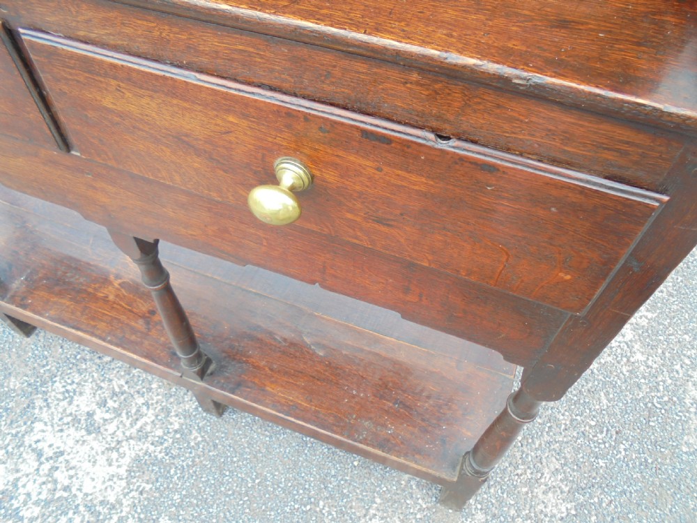18th century oak pot board dresser View IX