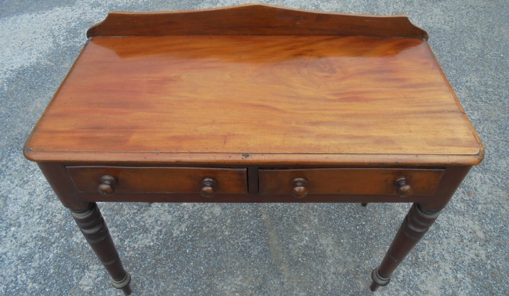Victorian two drawer writing desk View III