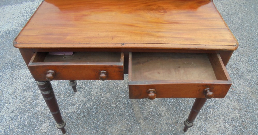 Victorian two drawer writing desk View IV