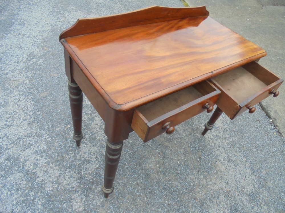 Victorian two drawer writing desk View V