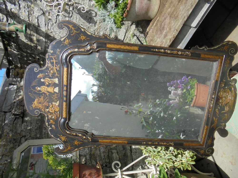 Chisionerie decorated wall mirror View II