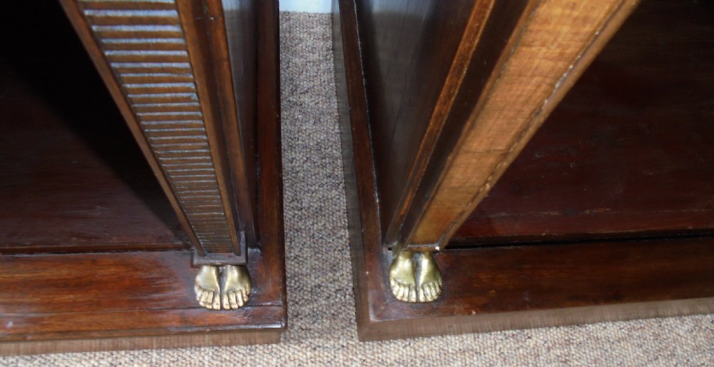Two French Empire style near matching bedside cabinets View IV