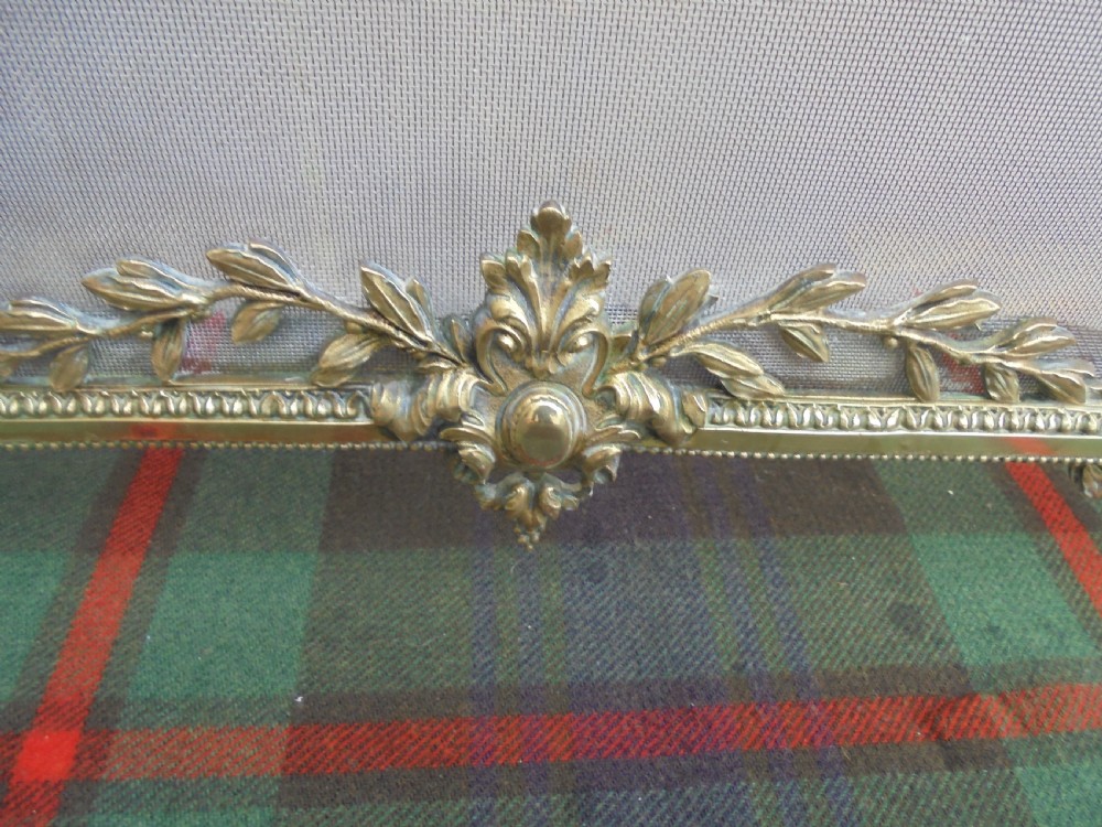 19th Century French brass fireguard View IV