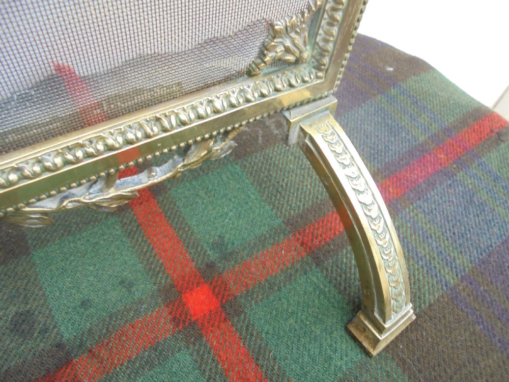 19th Century French brass fireguard View VI