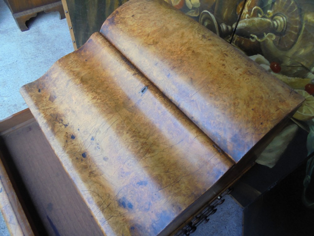 19th century walnut Davenport desk View VII