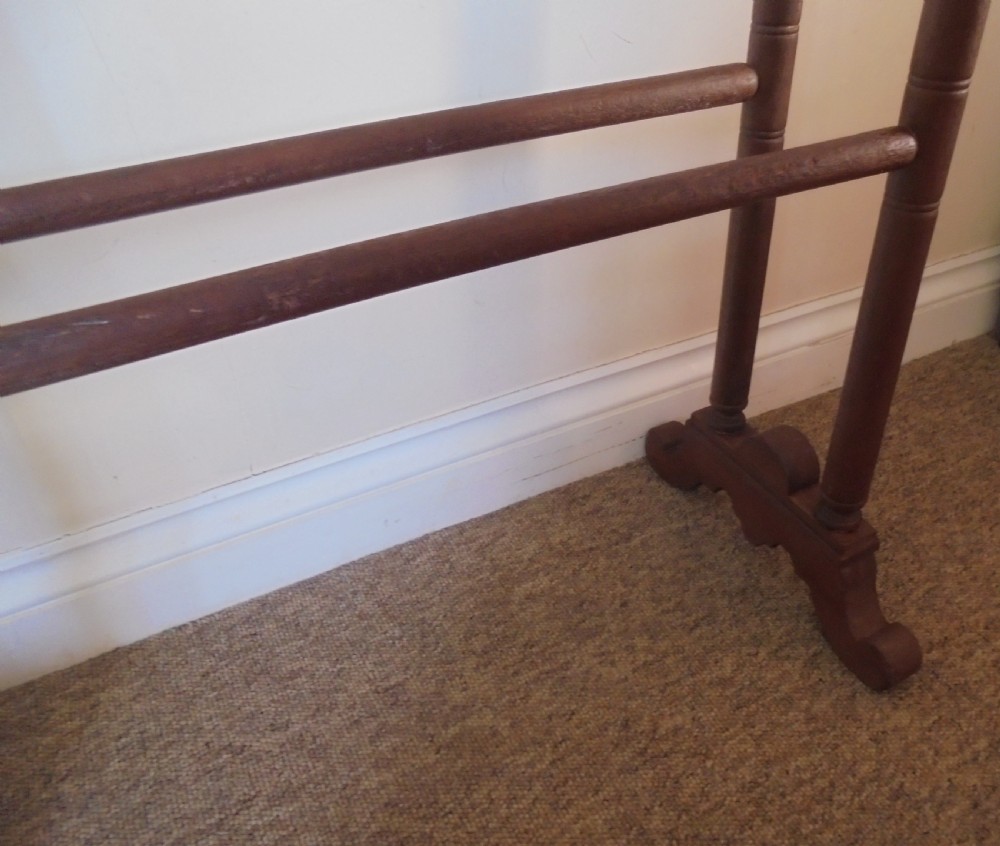 Unusually large Country House towel rail clothes hanger View II