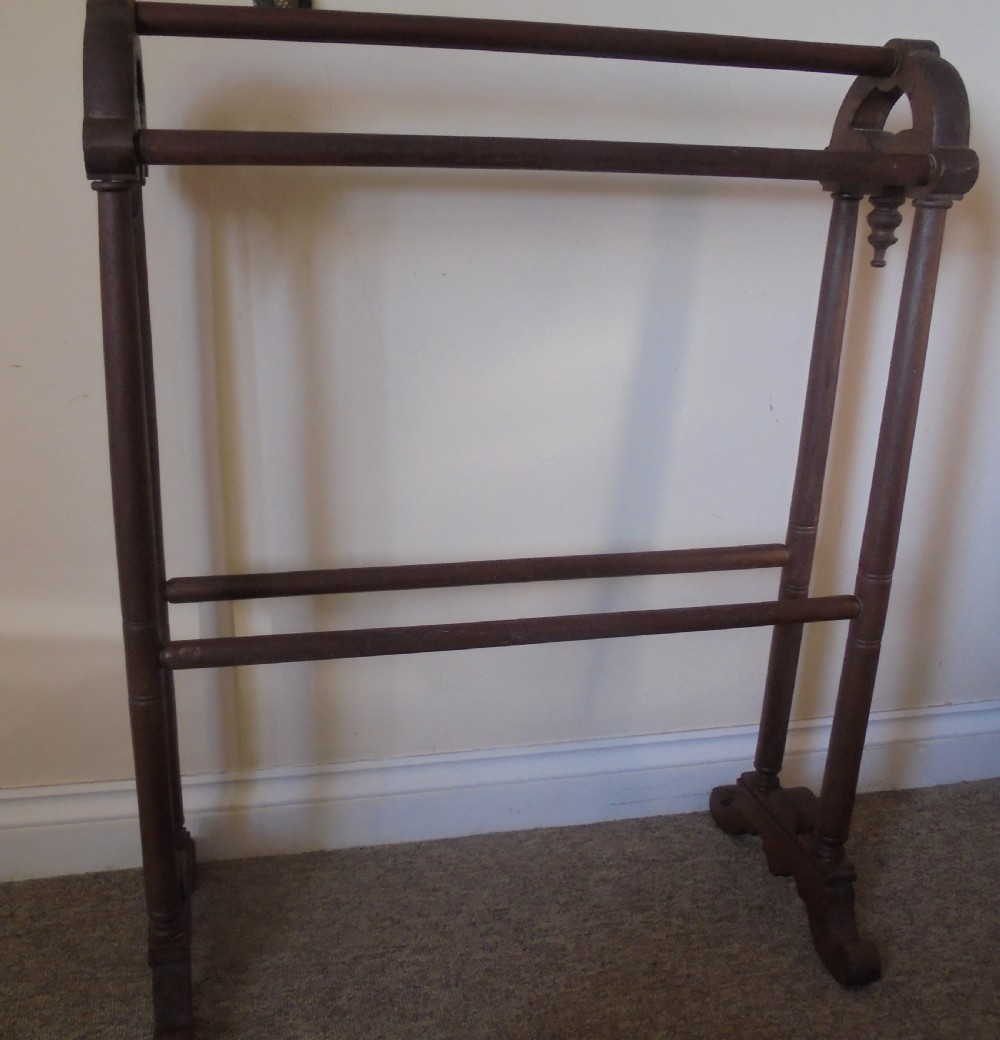 Unusually large Country House towel rail clothes hanger View III
