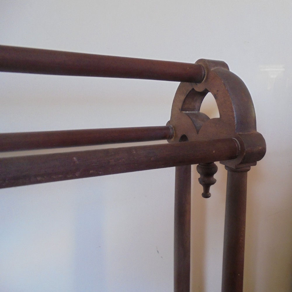 Unusually large Country House towel rail clothes hanger View IV